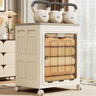 盖开双ESB门衣服收纳箱整理箱大容量超大用家翻带轮衣物被子储物