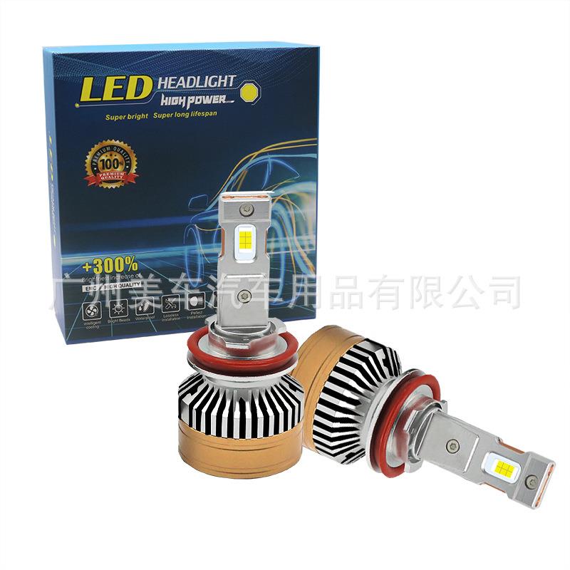 率厂家私模新超亮60W汽车led大款灯双铜管大功大前灯改装PDM车灯