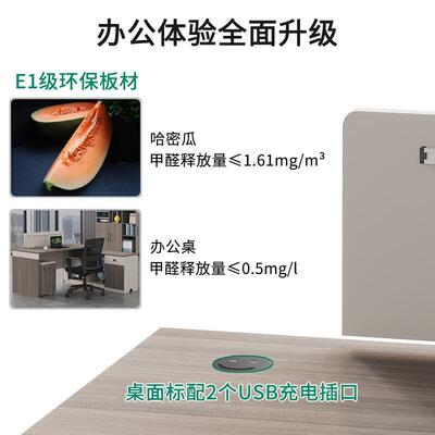 工位办桌职员四人桌位卡座约现简代屏风员工桌子公111办公室桌椅