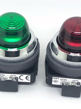 IDEC和泉APN199G指示灯APN199R孔30mmAPN199Y APN122DNG圆凸型