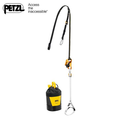 PETZL攀索KNEE ASCENT探洞速攀跑绳膝升带脚踏圈的攀树膝部上升器