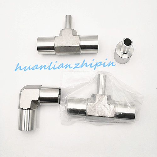 316L不锈钢BA管路全自动焊接三通接头四通大小头直通弯头1/41/2mm