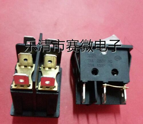 冲冠船型开关 KCD2 KCD4-201 20A 银点超大电流马达开关22MMX30MM
