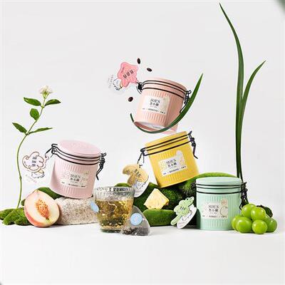 苏小糖冷泡茶袋泡夏季水果茶包青提白桃乌龙茶