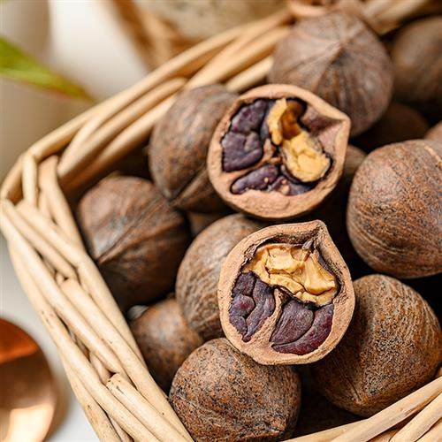 25年新货非手剥山核桃临安特大籽小核桃原籽500g袋孕妇零食坚果仁