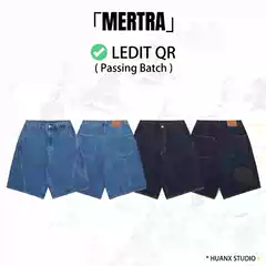 Mertra Bigstep Jorts 「Embroidered Denim Shorts」