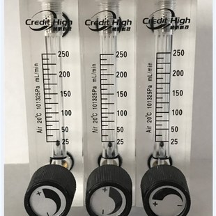 40ml100 500ml4 高精度面板气体流量计转子浮子计量表25 250ml50