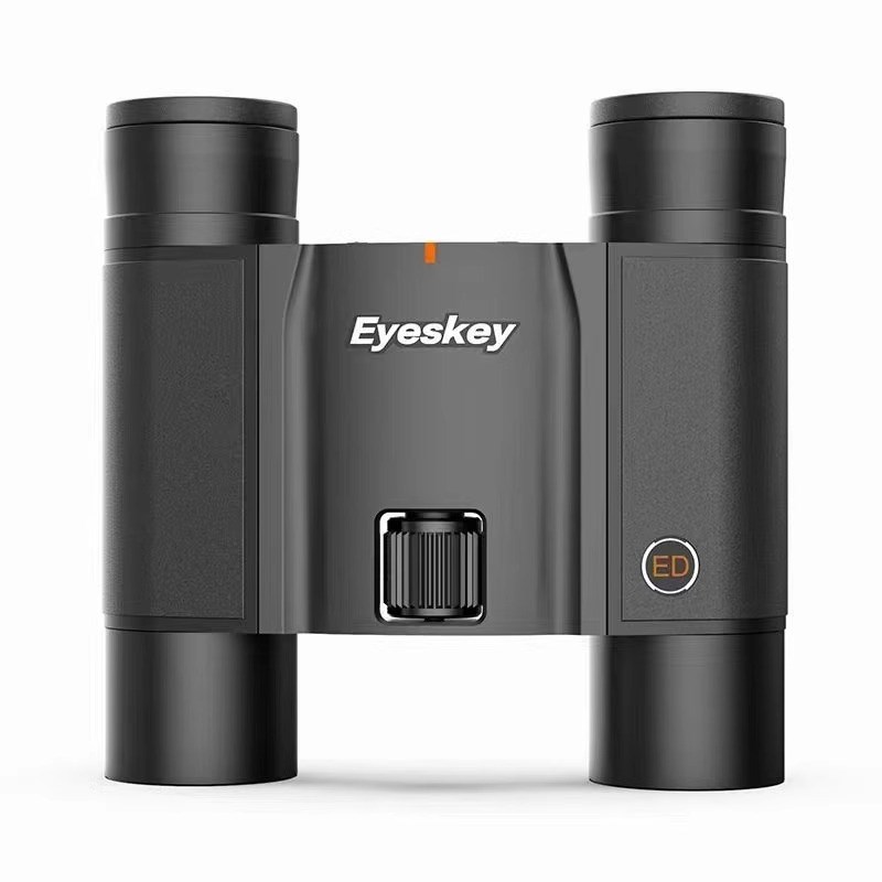 艾斯基天骄10x25平场ED双筒高倍高清夜视户外防水便携袖珍望远镜