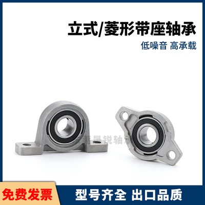 带座滚珠轴承组件PBRSX HBRSX 8 10 12 15 17 20 25 30米思米尺寸