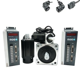 绝对值 T3系列750W1.8KW2.6KW增量式 130交流伺服电机马达套装