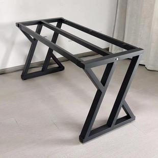 1定制铁艺桌腿支桌架大理桌石岩板餐桌底I座办UZN公腿架子电脑书