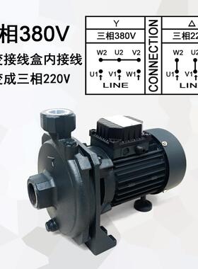 SCM-22-370机床冷却泵380V火花油机泵QEF22泵0V冷水机水CPM-15W81