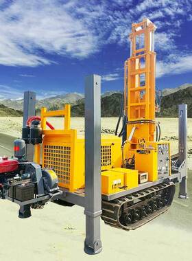 气动水井钻机10型YSTD-180号深水气8井钻机高支腿孔钢制履带动打