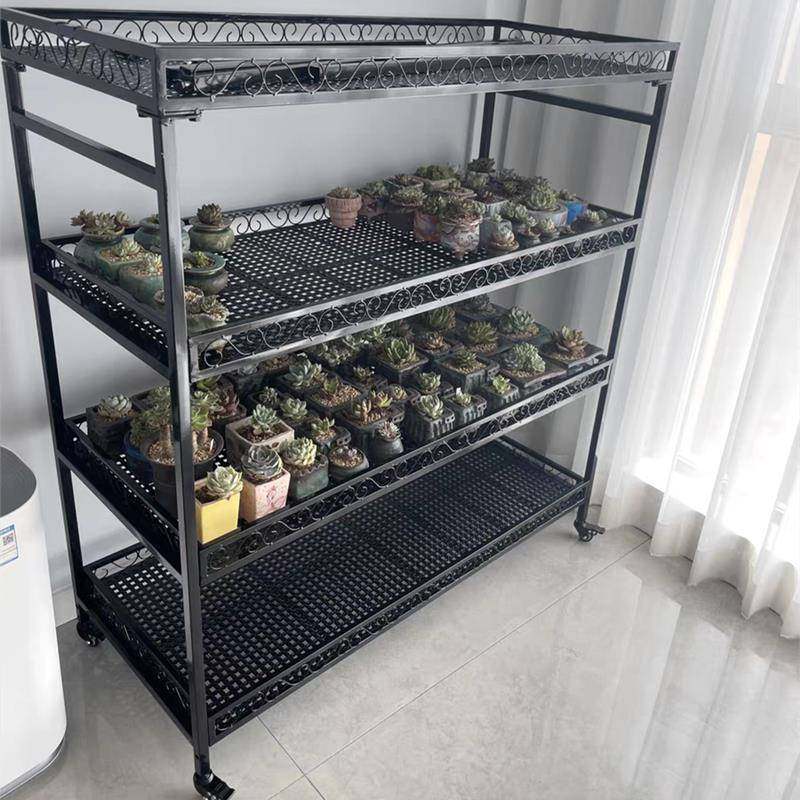 2I室内铁艺花架物架阳台花子置落地式多层带花架多肉可移动架00轮,基础建材,脚轮/万向轮,淘宝优惠券,粉丝福利购,淘宝优惠卷