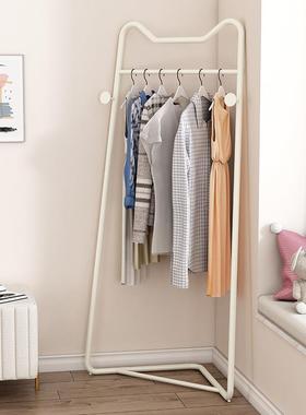 挂衣VKB架落地轻奢三角衣贴架墙角网房间墙衣服架拐角卧家室用挂