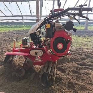 葱XNX生姜蔗开沟培土机大直连式全齿轮开甘沟机188型柴油旋耕机