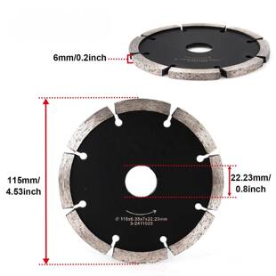 6.61035mm土厚度石砖混凝墙面槽锯开115片mm金刚石切割片