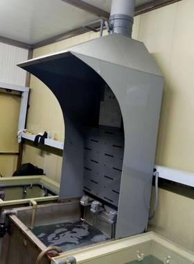 厂工槽侧边抽CWW风罩电镀机械五金水风车间除异味pp排罩塑料吸风