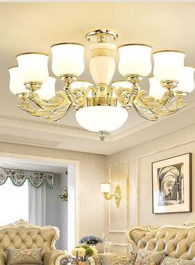 欧式吊客厅灯气现代简约2025001年新款奢华别墅家用厅创意大餐餐