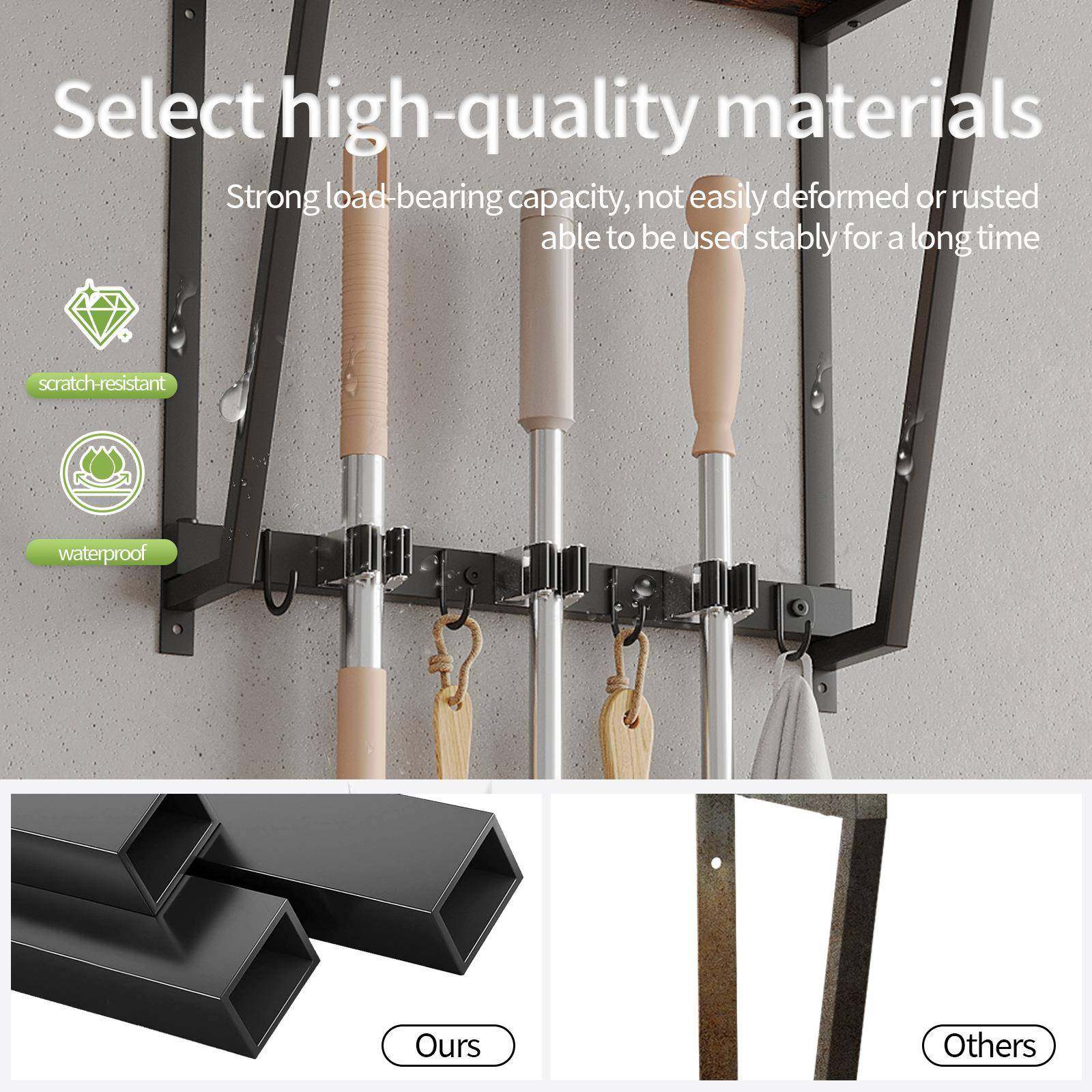 墙可壁悬挂SBCJ01收纳理整清洁工具扫把扫帚拖把层板放架置架,收纳整理,书桌收纳置物架,淘宝优惠券,粉丝福利购,淘宝优惠卷