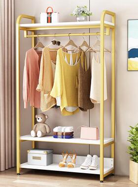 衣帽架加厚挂衣架房间IVG红衣落帽架家用网红卧款衣帽架地网挂衣