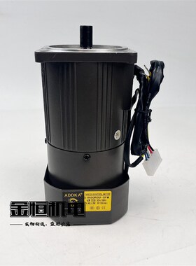 全新ADDKA交流220V60W调速刹车减速电机5IK60RGU-CFM机械制动定位