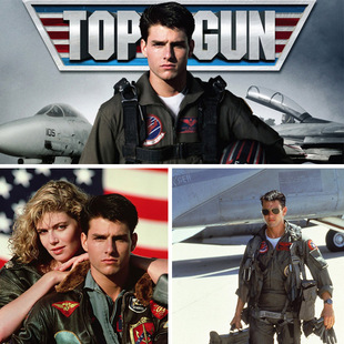 美国VF-1飞行员夹克皮衣航空壮志凌云刺绣魔术贴臂章徽章胸章军迷