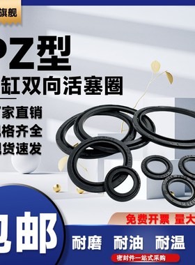 PZ双向活塞圈气缸密封圈32*23*2.540*31*2.5/63*51*3.4/80*68*3.4