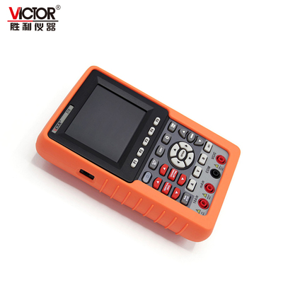 胜利VC210 手持式示波表 彩色示波器20MHZ单通道带电脑接口示波器