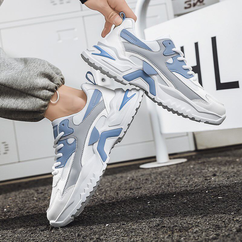 大码男鞋45透气运动鞋男46网面鞋D47鞋子男款爆款老爹鞋男士休闲