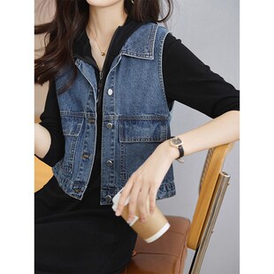 连衣裙女2024春秋新款时尚洋气质减龄短款牛仔外套卫衣裙子两件套
