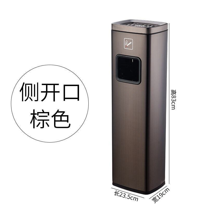不锈钢立式烟灰柱酒店大堂商场z电梯口吸烟区户外灭烟缸蒂垃圾桶
