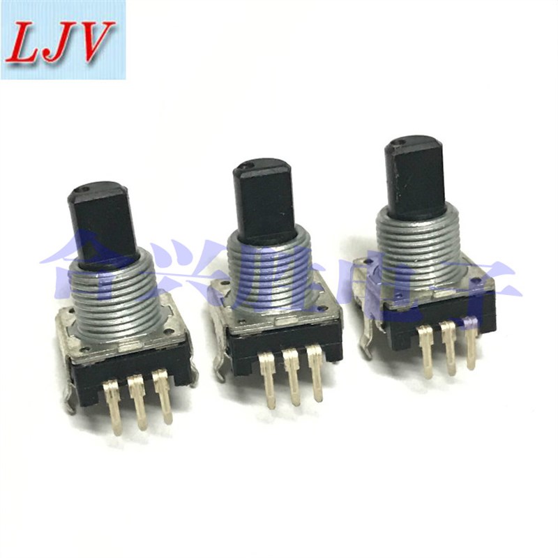 LJV旋转编码器EC12E2420802音箱音响功放电磁炉编码开关 24定位