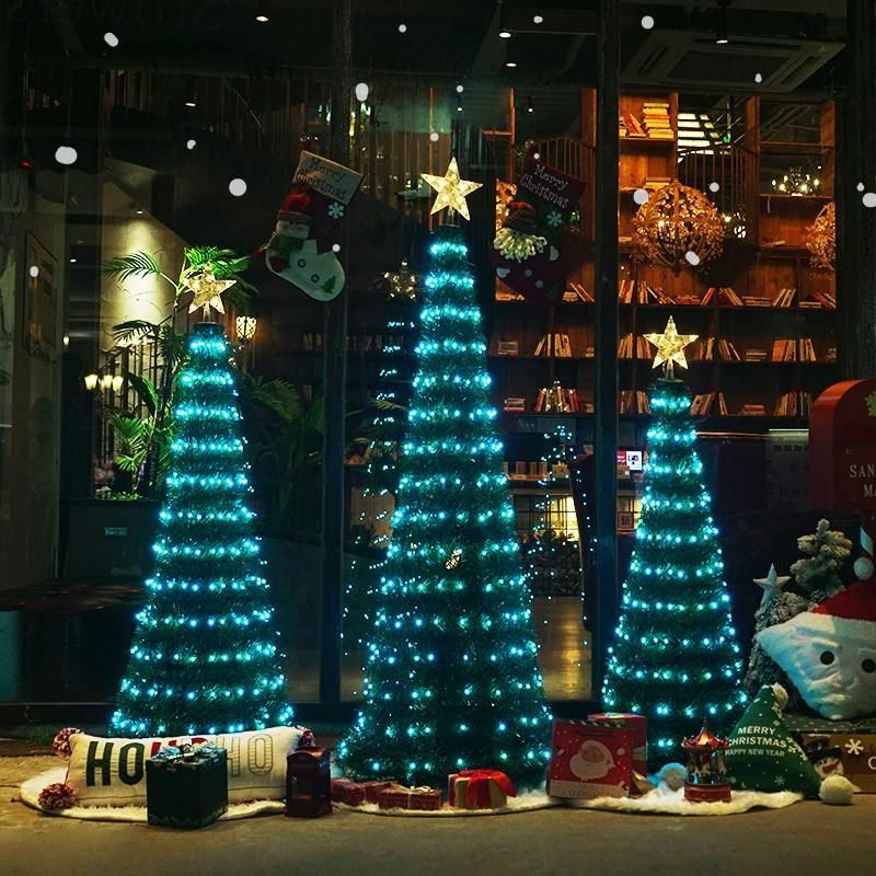圣诞节装饰品发光七彩圣诞树家用店铺商场氛围室内主题场景布直销,农用物资,苗木固定器/支撑器,淘宝优惠券,粉丝福利购,淘宝优惠卷