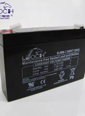 理士LEOCH 6V7AH 好孩子 DJW6-7 小龙哈彼童车仪器 电瓶 蓄电池
