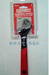 进口英国 克伦威尔 KENNEDY 12寸 橡胶柄活动扳手 KEN-501-3120K