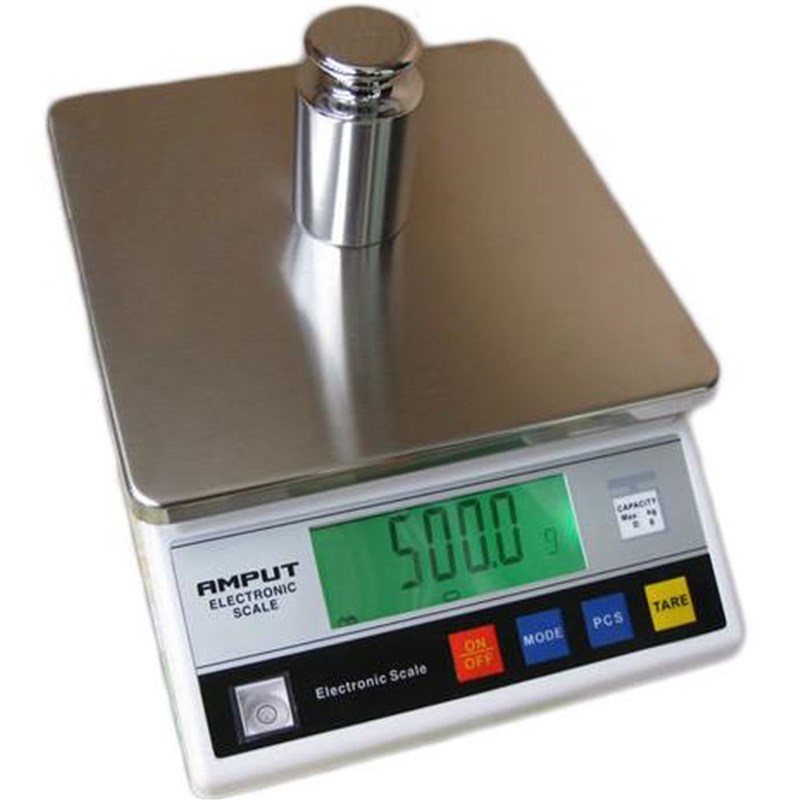 安普特3公斤/0.1克计数秤/电子天平/电子秤/厨房秤/珠宝称计重秤