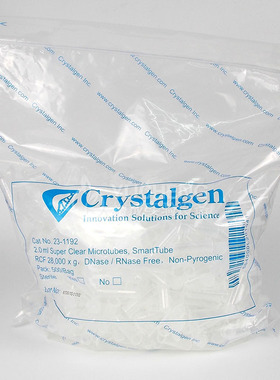 Crystalgen科晶2ml微量离心管EP管无菌无酶500支/包23-1192