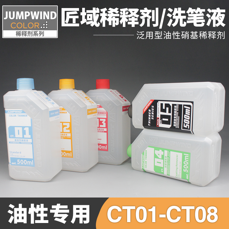天易模型 匠域模型油漆 CT01~CT08 稀释剂 洗笔/脱漆液 清洗500ml