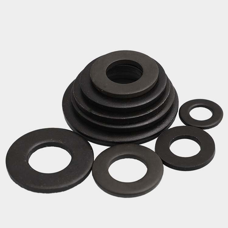 M2-M30黑色8.8/12.9级平垫圈金属垫片加厚螺丝平垫片超薄介子圆形