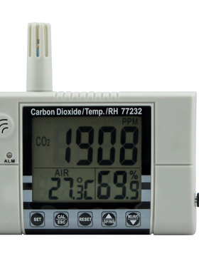 台湾衡欣 AZ77232高精度CO2二氧化碳测试仪带报警二氧化碳检测仪