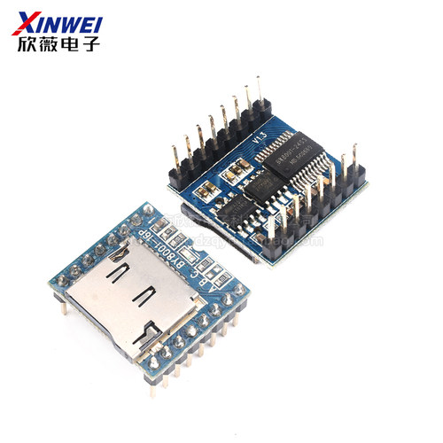 MP3模块/串口语音模块/SD卡音乐模块/插卡声音模块BY8001-16P