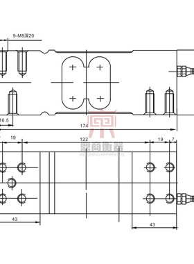 ILEB称重传感器100\200\300\500kg包装秤专用特价包邮
