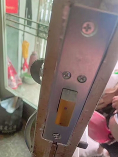 申士牌9412插芯门锁 9411锁 老式铁门锁 双铜头铜芯 申翔丰收利用