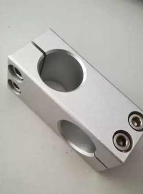 铝合金双螺丝锁紧光轴十字固定夹 怡合达RDE 01 02 21 22十字轴夹