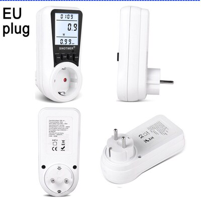 DDS109L背光家用智能电能表功率电压电流计费计量插座Power Meter