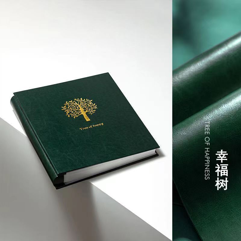 6寸相册本大容量家庭版影集纪念册记录情侣照片收纳皮质5寸