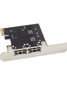 PCI-E转SATA卡 ESATA卡 2个外置eSATA接口 PCIE转3.0SATA扩展卡