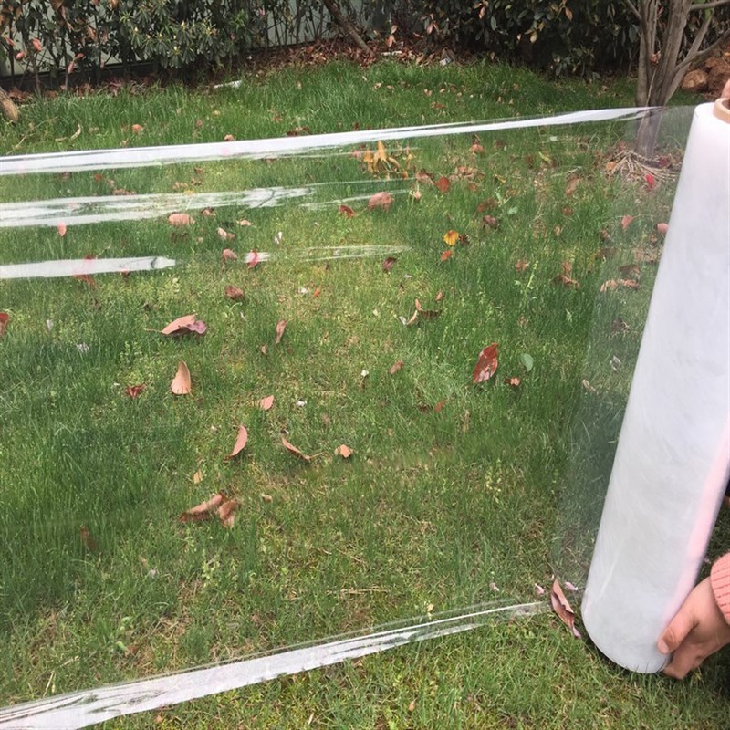 50CM宽9.6斤PE缠绕膜拉伸膜托盘打包手工塑料薄膜自粘膜