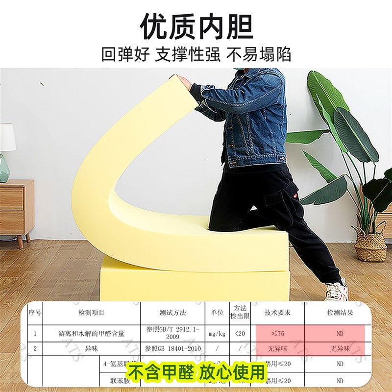 沙发扶手枕两侧圆柱形实木沙发床头枕棉麻硬海绵靠垫枕罗汉床枕头